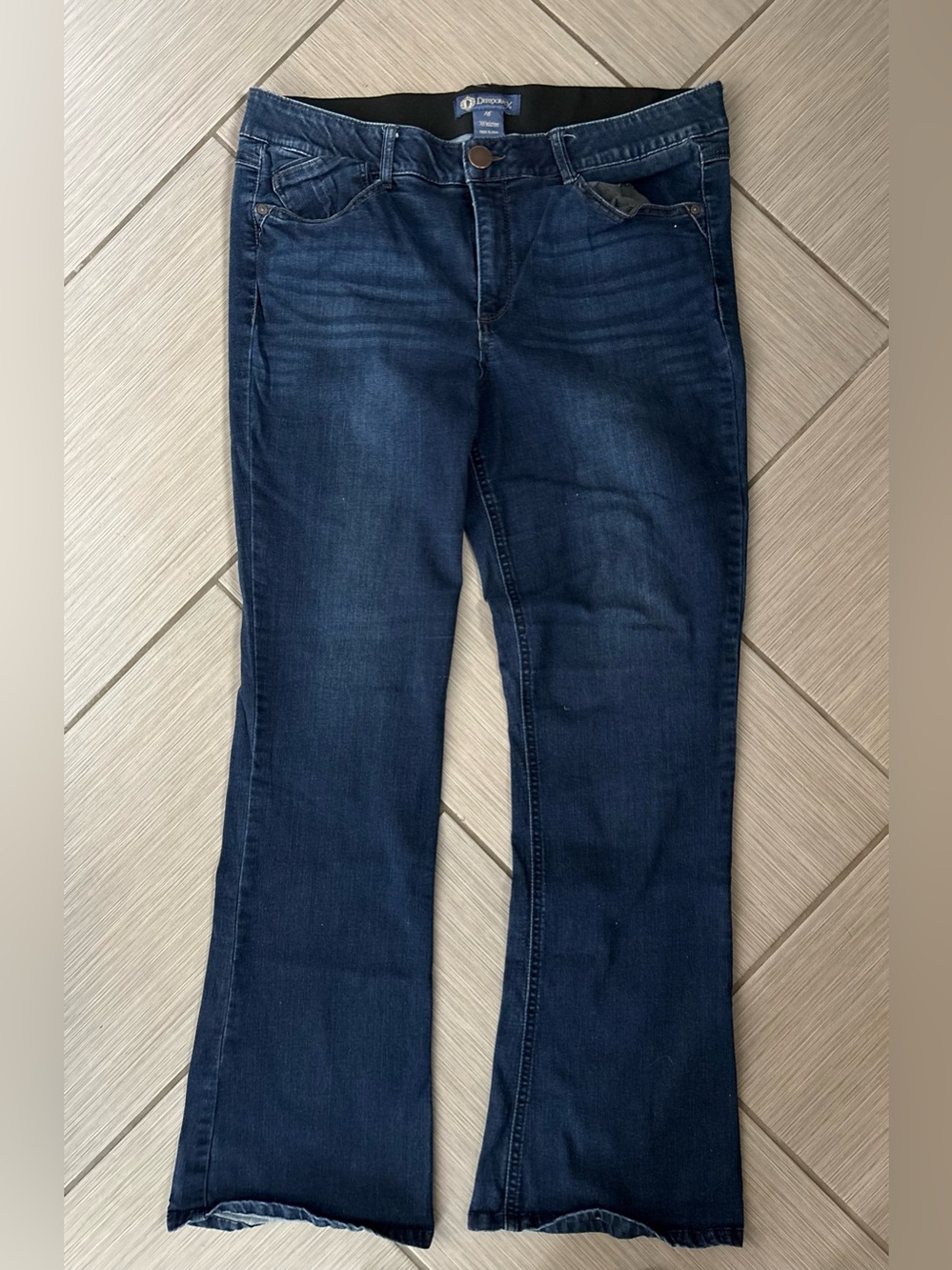 Democracy Dark Blue Flare Jeans